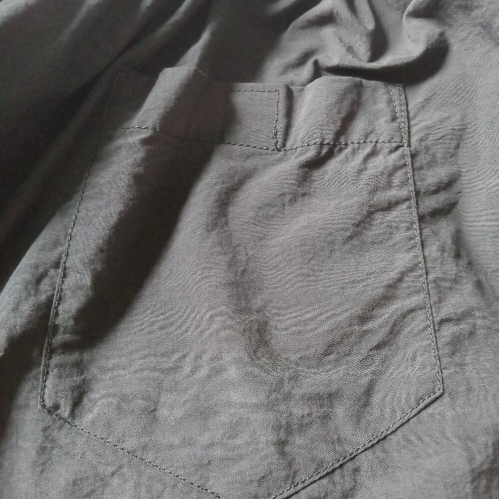 Vintage 1994 Nike Black Brief Lined Nylon Drawstring Activewear Shorts Size XL - Picture 10 of 12